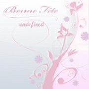 Carte de voeux : Une Bonne Fête chic