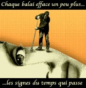 Carte de voeux : Chaque balai efface un peu plus...