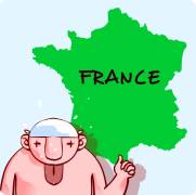 Carte de voeux : Vacances en France