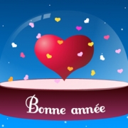 Carte de voeux : Bonne année mon cur