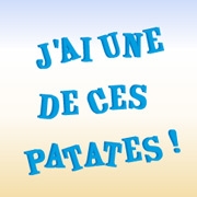 Carte de voeux : J'ai une de ces patates !