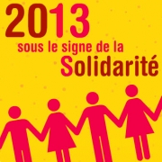 Carte de voeux : Solidarit&eacute;  