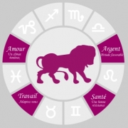Carte de voeux : Lion