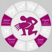 Carte de voeux : Verseau