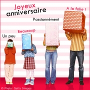 Carte de voeux : Un peu... A la folie