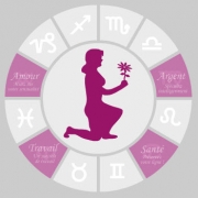 Carte de voeux : Vierge