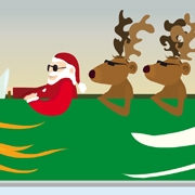 Carte de voeux : Noël Rock