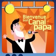 Carte de voeux : Canal papa !
