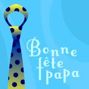 Carte de voeux : Papa costo, papa rigolo...
