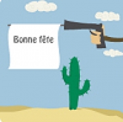 Carte de voeux : Bonne f&ecirc;te cowboy !
