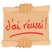 Carte de voeux : J'ai réussi !
