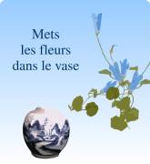 Carte de voeux : Mets les fleurs dans le vase