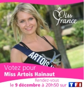 Carte de voeux : Miss Artois Hainaut