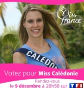 Carte de voeux : Miss Cal&eacute;donie