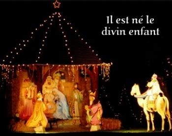 Carte de voeux : Il est n&eacute; le divin enfant